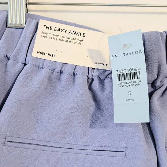 ANN TAYLOR periwinkle eva ankle pant - Picture 4 of 4